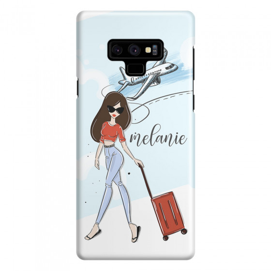 SAMSUNG - Galaxy Note 9 - 3D Snap Case - Travelers Duo Brunette