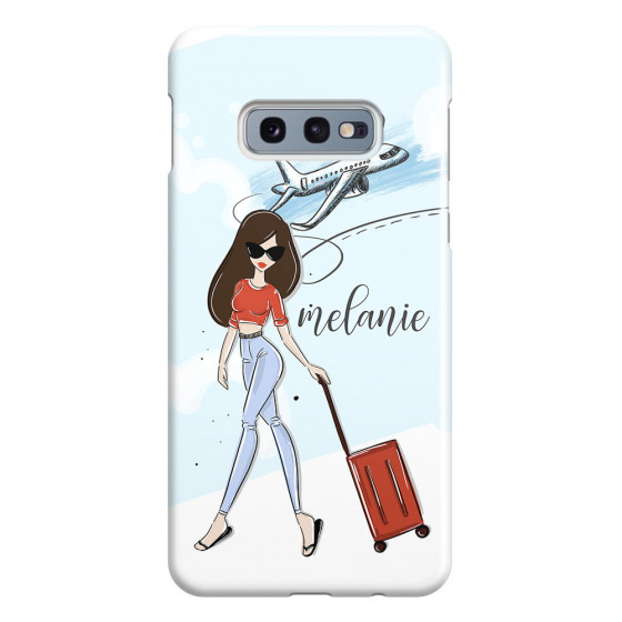 SAMSUNG - Galaxy S10e - 3D Snap Case - Travelers Duo Brunette