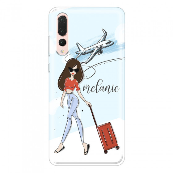 HUAWEI - P20 Pro - Soft Clear Case - Travelers Duo Brunette