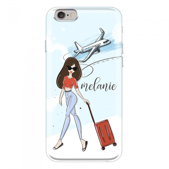 APPLE - iPhone 6S - Soft Clear Case - Travelers Duo Brunette