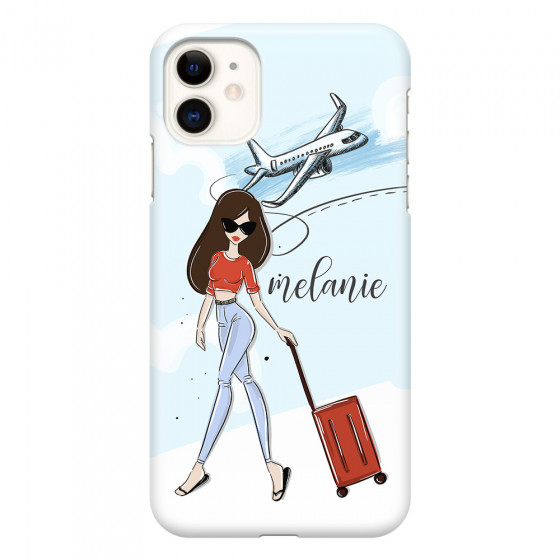 APPLE - iPhone 11 - 3D Snap Case - Travelers Duo Brunette