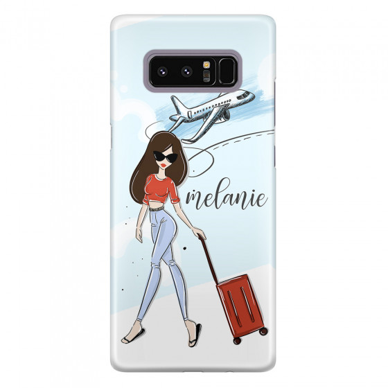 SAMSUNG - Galaxy Note 8 - 3D Snap Case - Travelers Duo Brunette