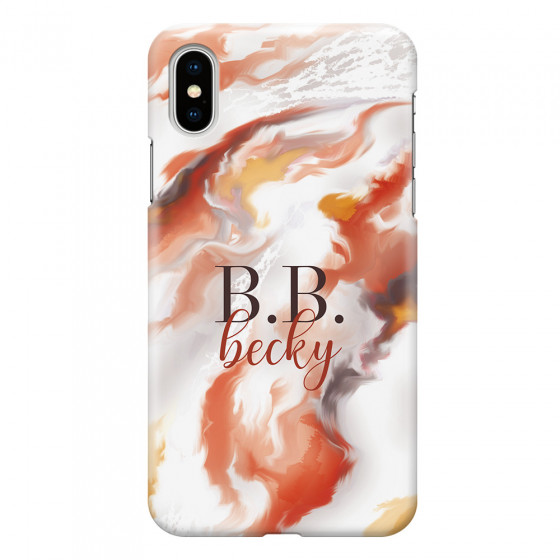 APPLE - iPhone XS Max - 3D Snap Case - Streamflow Autumn Passion