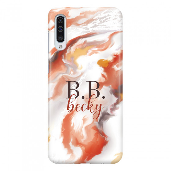 SAMSUNG - Galaxy A70 - 3D Snap Case - Streamflow Autumn Passion