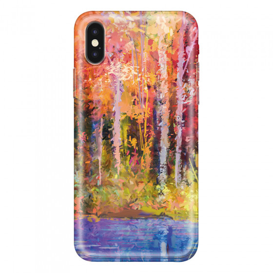APPLE - iPhone XS Max - Soft Clear Case - Autumn Silence