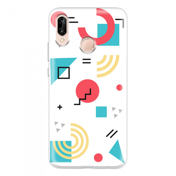 HUAWEI - P20 Lite - Soft Clear Case - Retro Style Series III.