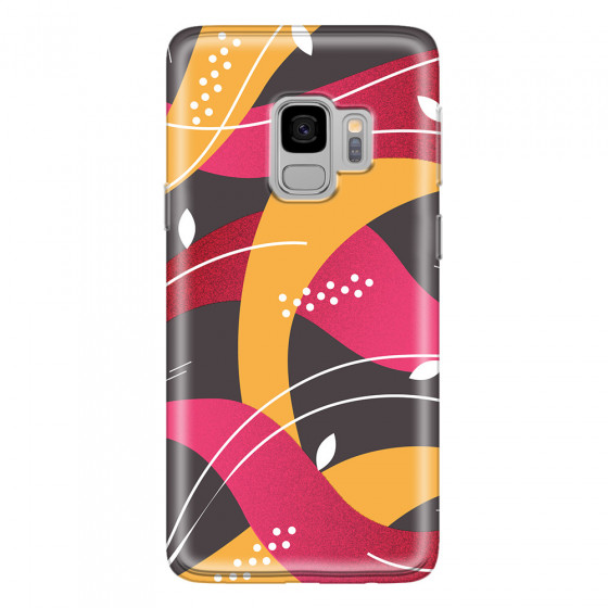 SAMSUNG - Galaxy S9 - Soft Clear Case - Retro Style Series V.