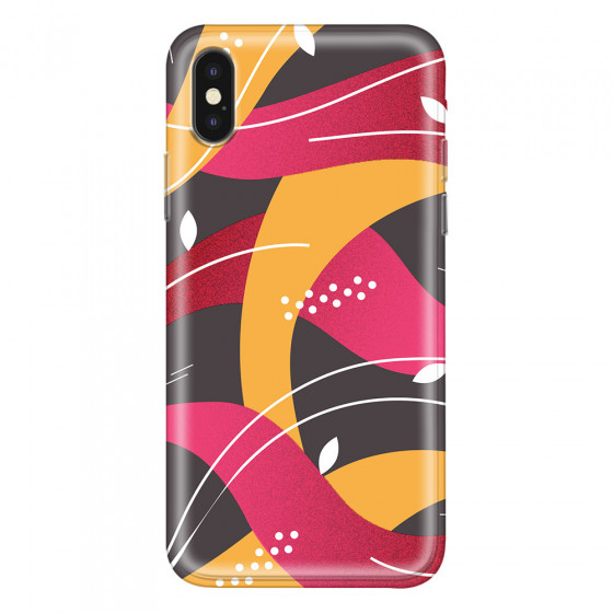 APPLE - iPhone XS Max - Soft Clear Case - Retro Style Series V.