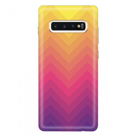 SAMSUNG - Galaxy S10 Plus - Soft Clear Case - Retro Style Series VII.