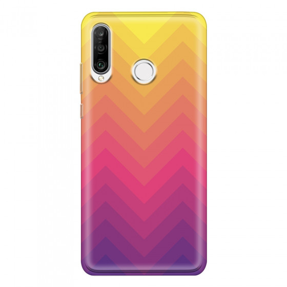 HUAWEI - P30 Lite - Soft Clear Case - Retro Style Series VII.