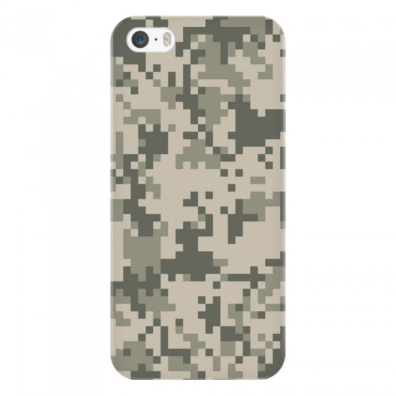 APPLE - iPhone 5S/SE - 3D Snap Case - Digital Camouflage