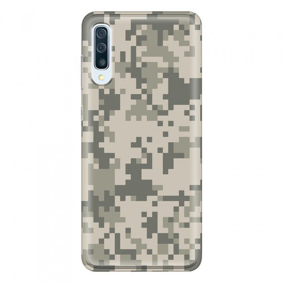 SAMSUNG - Galaxy A50 - Soft Clear Case - Digital Camouflage
