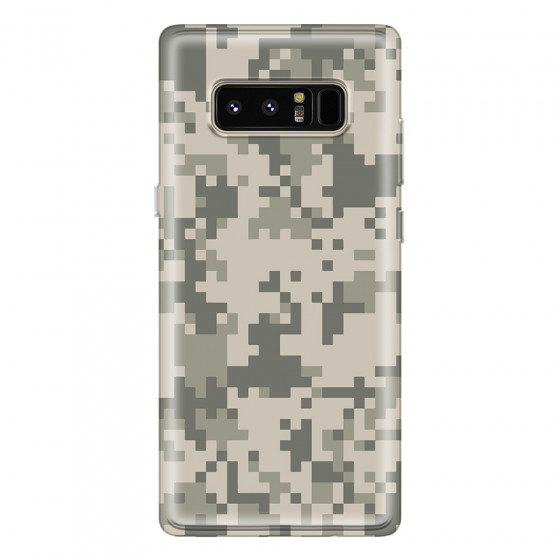 SAMSUNG - Galaxy Note 8 - Soft Clear Case - Digital Camouflage