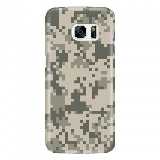 SAMSUNG - Galaxy S7 Edge - 3D Snap Case - Digital Camouflage