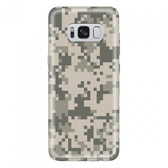 SAMSUNG - Galaxy S8 Plus - Soft Clear Case - Digital Camouflage
