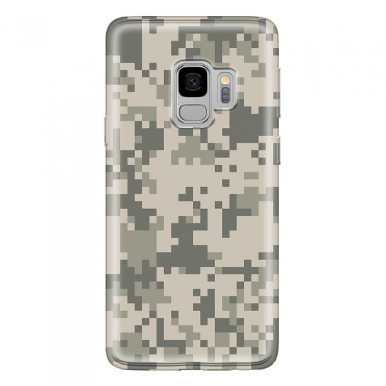 SAMSUNG - Galaxy S9 - Soft Clear Case - Digital Camouflage