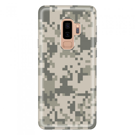 SAMSUNG - Galaxy S9 Plus 2018 - Soft Clear Case - Digital Camouflage