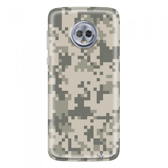MOTOROLA by LENOVO - Moto G6 Plus - Soft Clear Case - Digital Camouflage
