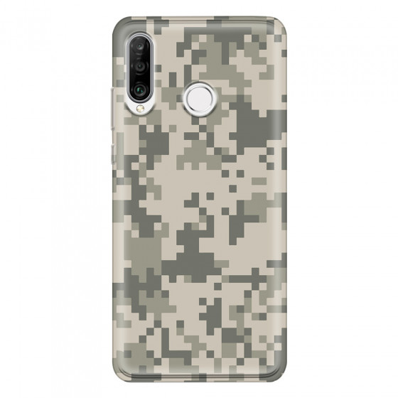 HUAWEI - P30 Lite - Soft Clear Case - Digital Camouflage
