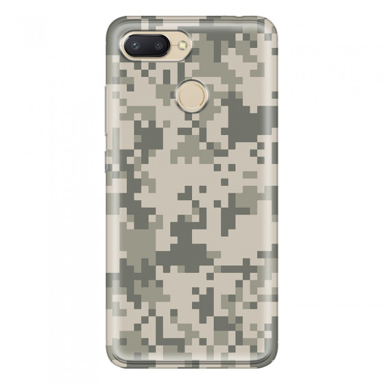 XIAOMI - Redmi 6 - Soft Clear Case - Digital Camouflage