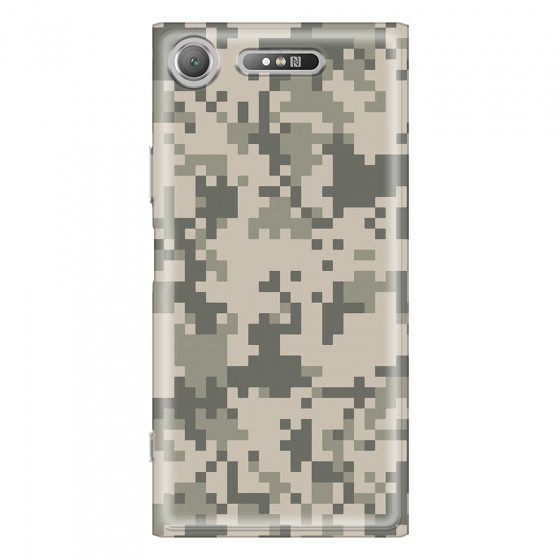 SONY - Sony XZ1 - Soft Clear Case - Digital Camouflage