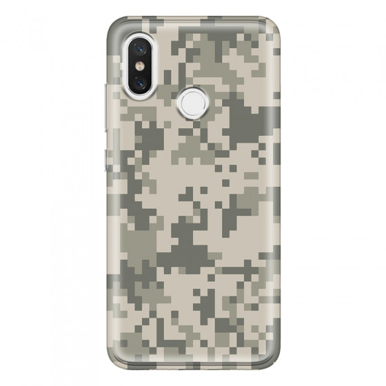 XIAOMI - Mi 8 - Soft Clear Case - Digital Camouflage