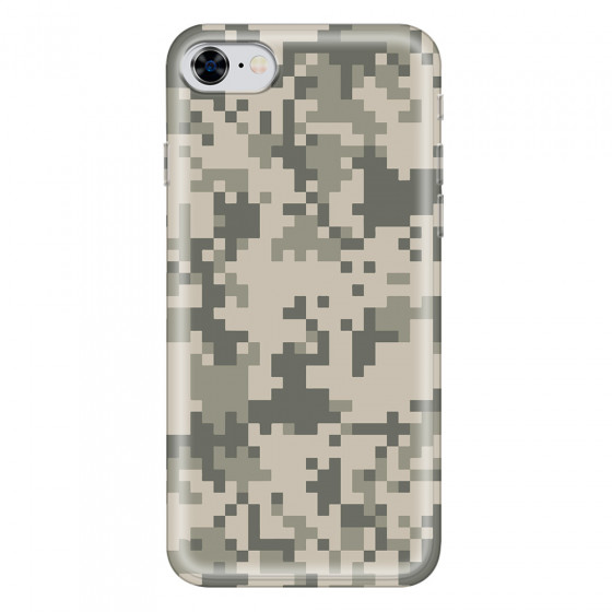 APPLE - iPhone 8 - Soft Clear Case - Digital Camouflage