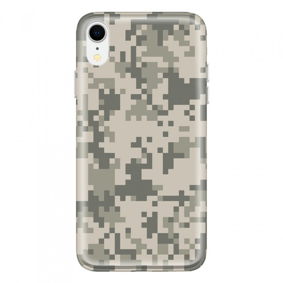 APPLE - iPhone XR - Soft Clear Case - Digital Camouflage