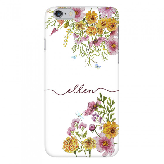 APPLE - iPhone 6S Plus - 3D Snap Case - Meadow Garden with Monogram