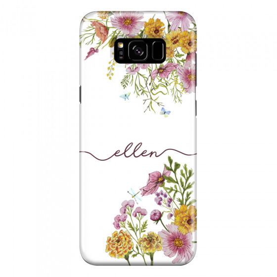 SAMSUNG - Galaxy S8 Plus - 3D Snap Case - Meadow Garden with Monogram