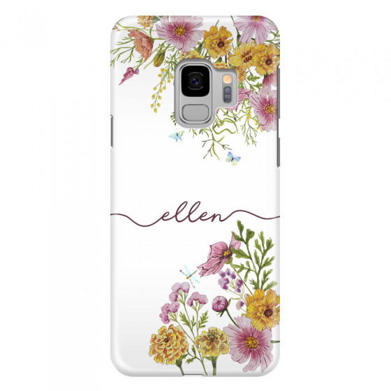 SAMSUNG - Galaxy S9 - 3D Snap Case - Meadow Garden with Monogram