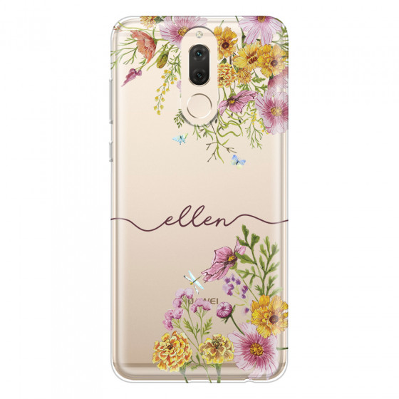 HUAWEI - Mate 10 lite - Soft Clear Case - Meadow Garden with Monogram