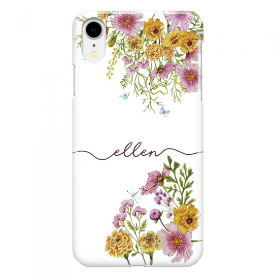 APPLE - iPhone XR - 3D Snap Case - Meadow Garden with Monogram