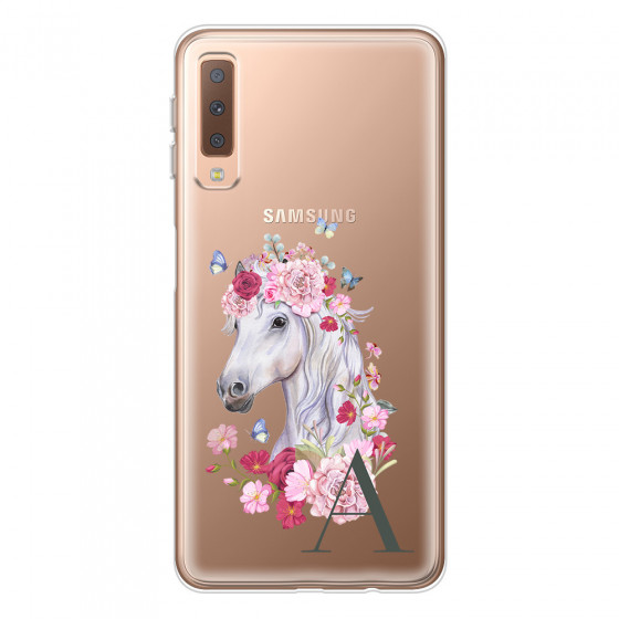 SAMSUNG - Galaxy A7 2018 - Soft Clear Case - Magical Horse