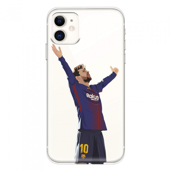 APPLE - iPhone 11 - Soft Clear Case - For Barcelona Fans