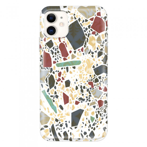 APPLE - iPhone 11 - Soft Clear Case - Terrazzo Design IX