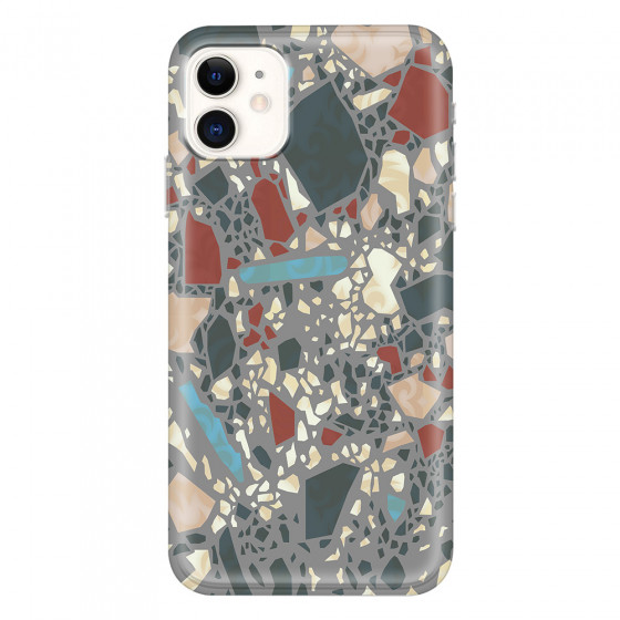 APPLE - iPhone 11 - Soft Clear Case - Terrazzo Design X