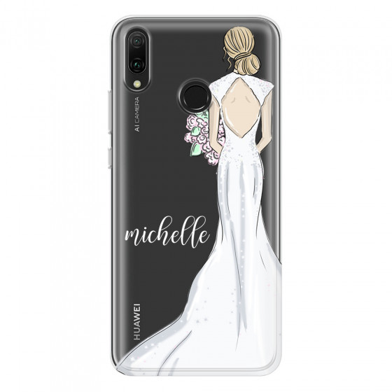 HUAWEI - Y9 2019 - Soft Clear Case - Bride To Be Blonde