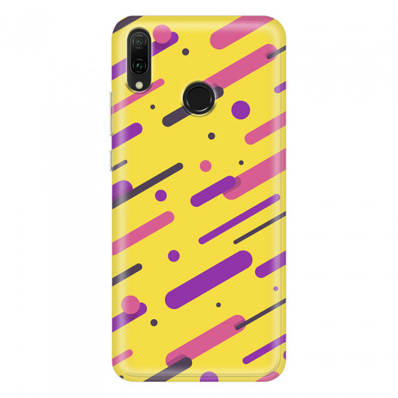 HUAWEI - Y9 2019 - Soft Clear Case - Retro Style Series VIII.