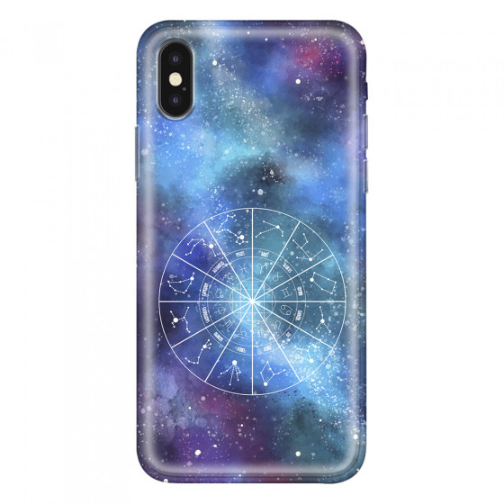 APPLE - iPhone XS Max - Soft Clear Case - Zodiac Constelations