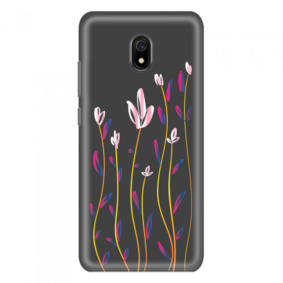 XIAOMI - Redmi 8A - Soft Clear Case - Pink Tulips