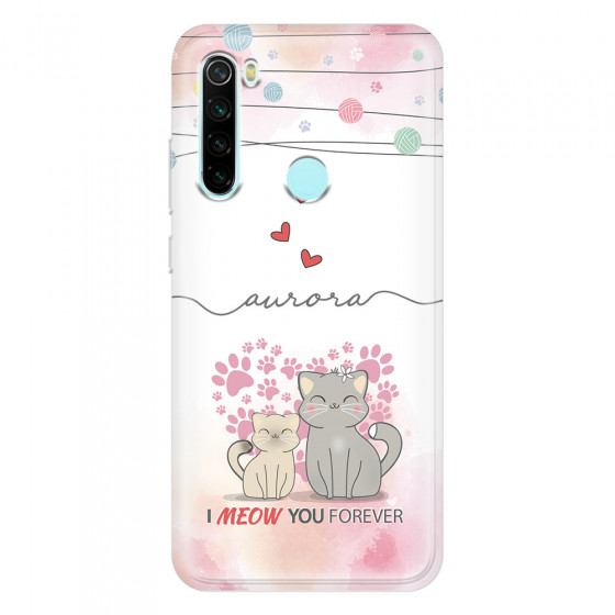 XIAOMI - Redmi Note 8 - Soft Clear Case - I Meow You Forever