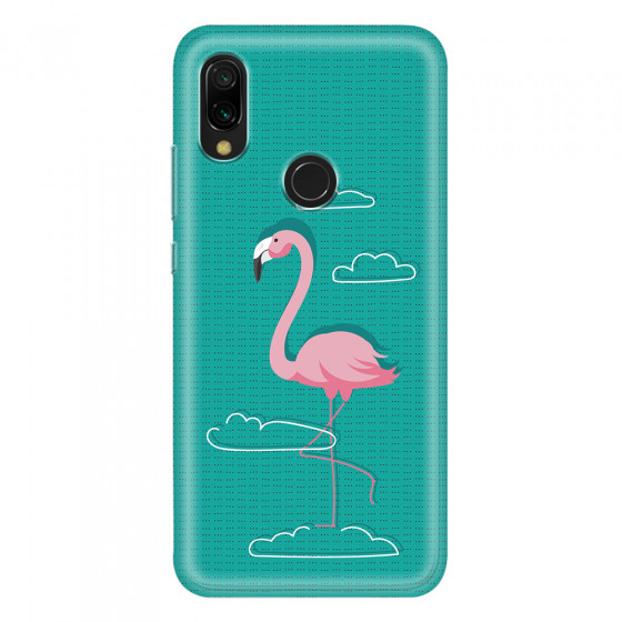 XIAOMI - Redmi 7 - Soft Clear Case - Cartoon Flamingo