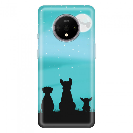 ONEPLUS - OnePlus 7T - Soft Clear Case - Dog's Desire Blue Sky
