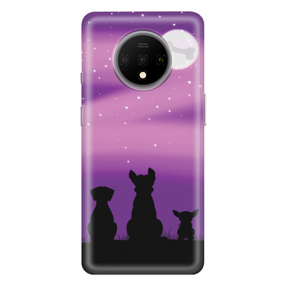 ONEPLUS - OnePlus 7T - Soft Clear Case - Dog's Desire Violet Sky