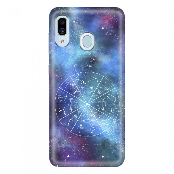 SAMSUNG - Galaxy A20 / A30 - Soft Clear Case - Zodiac Constelations