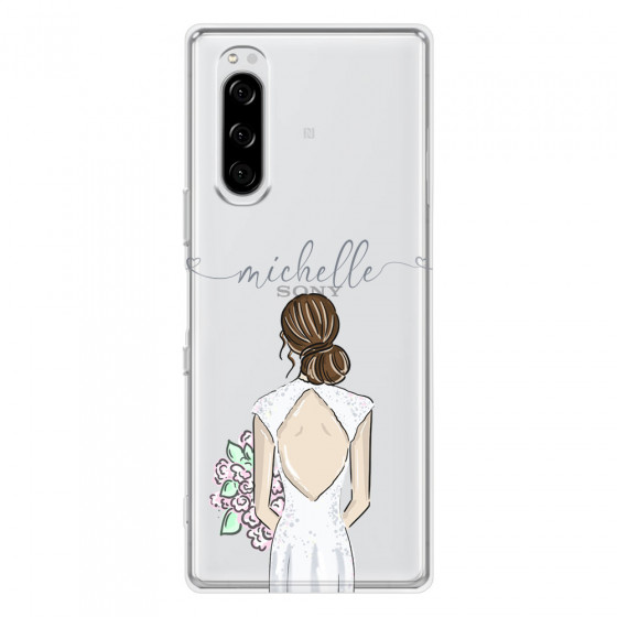 SONY - Sony Xperia 5 - Soft Clear Case - Bride To Be Brunette II. Dark