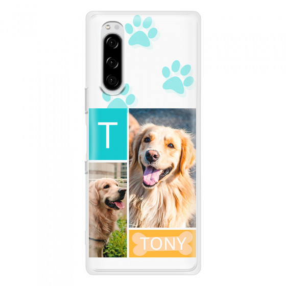 SONY - Sony Xperia 5 - Soft Clear Case - Dog Collage