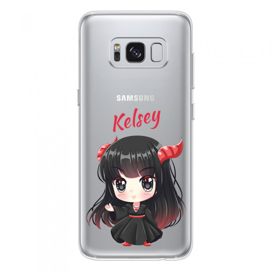 SAMSUNG - Galaxy S8 - Soft Clear Case - Chibi Kelsey