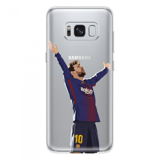 SAMSUNG - Galaxy S8 - Soft Clear Case - For Barcelona Fans